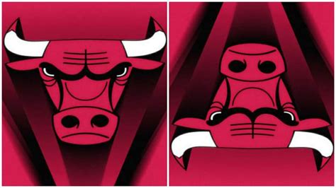 chicago bulls logo upside down illuminati